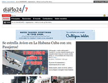 Tablet Screenshot of diario247.net